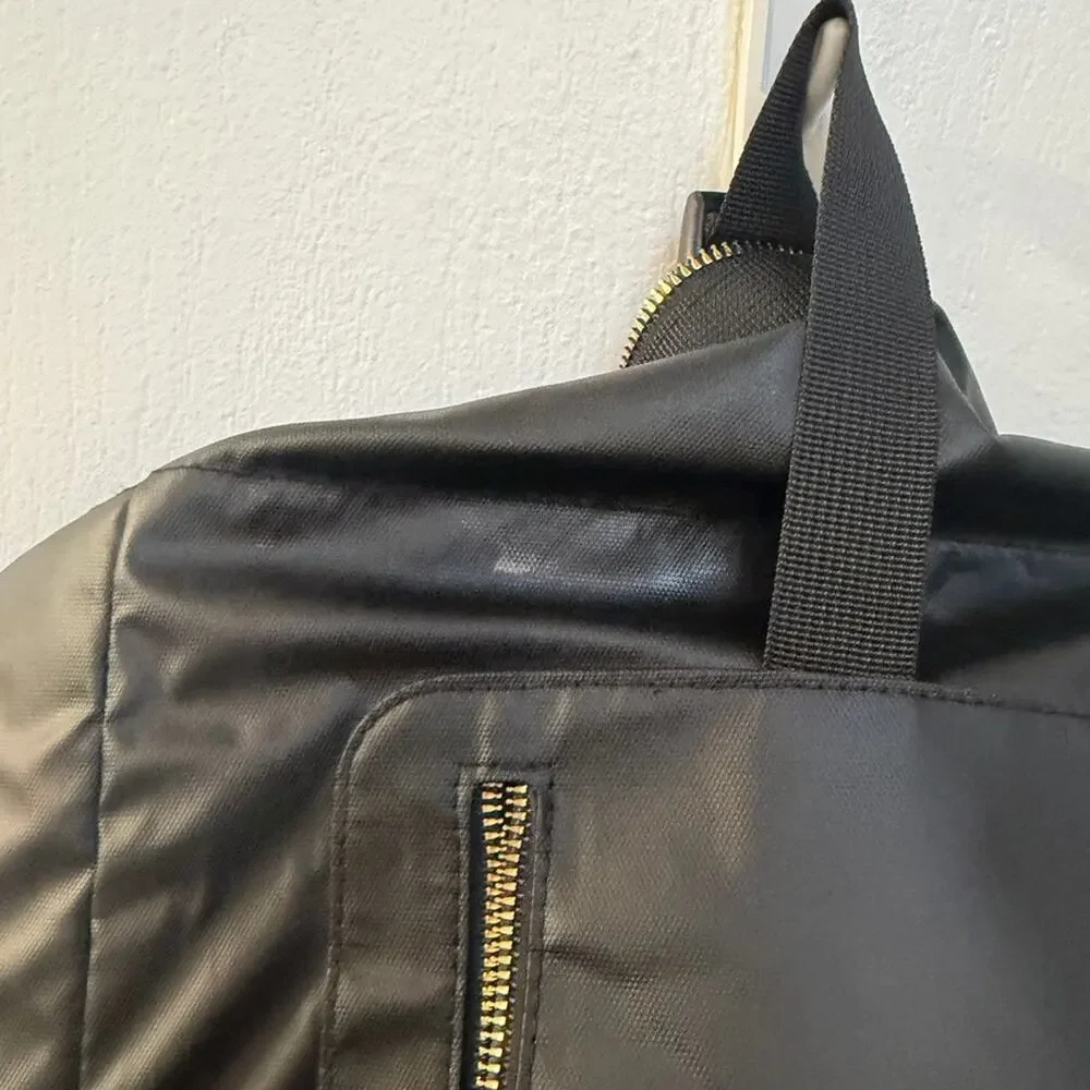 Versace Parfums Men’s Backpack in Black and Gold